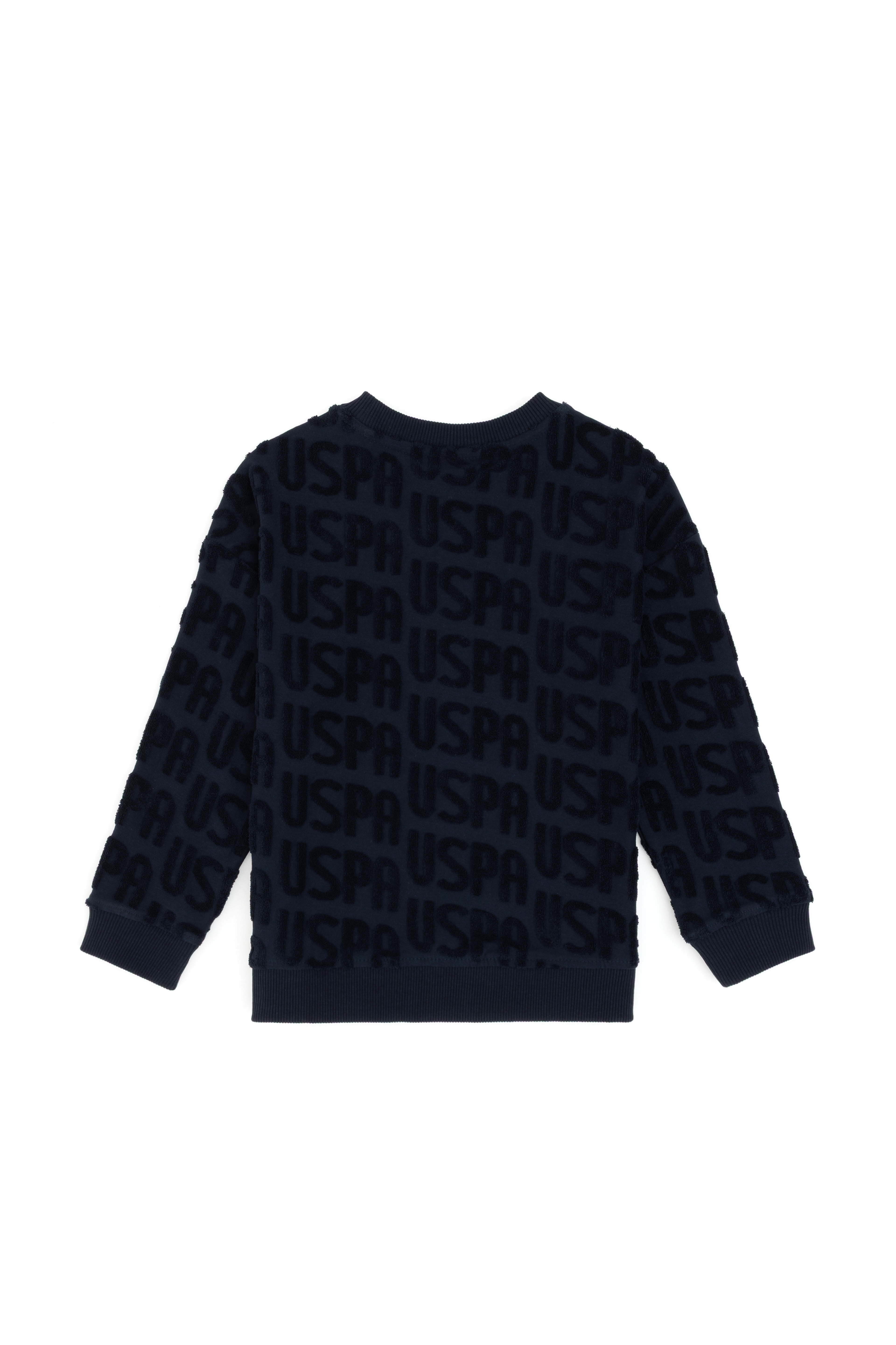 Erkek Çocuk Lacivert Bisiklet Yaka Sweatshirt - Image 2