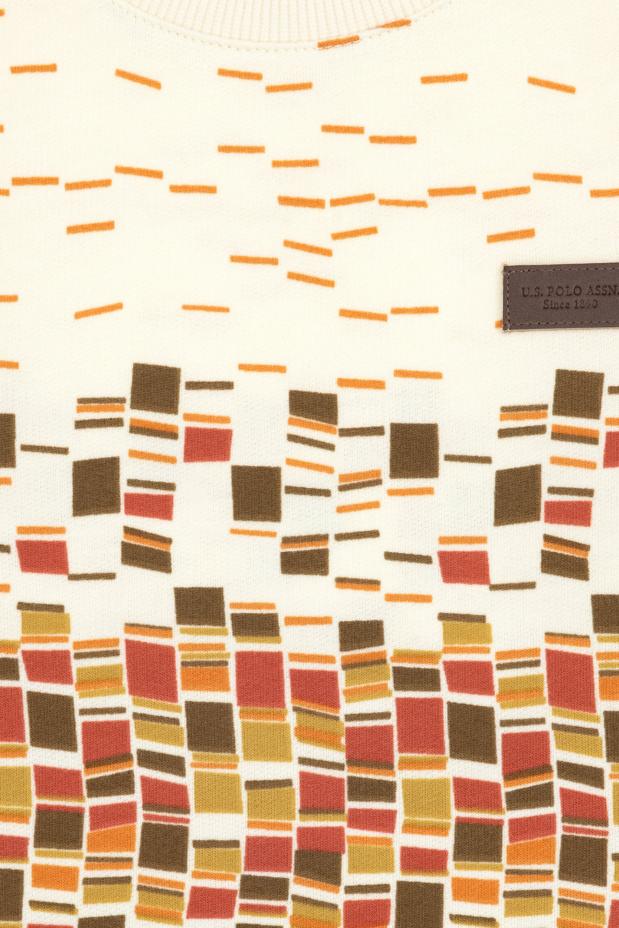 Erkek Çocuk Krem Bisiklet Yaka İnce Sweatshirt - 50308534034