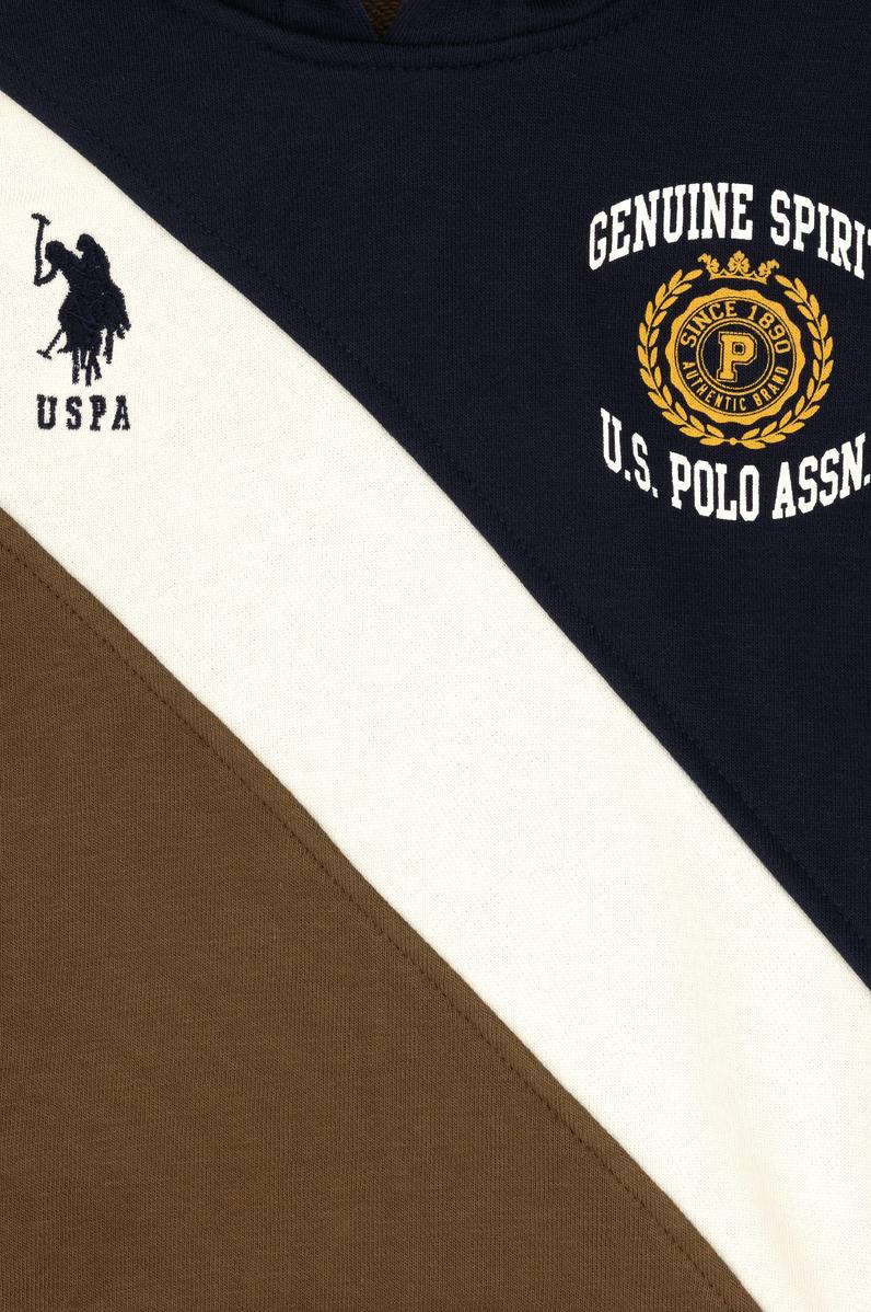 Erkek Çocuk Haki Kapüşonlu Sweatshirt