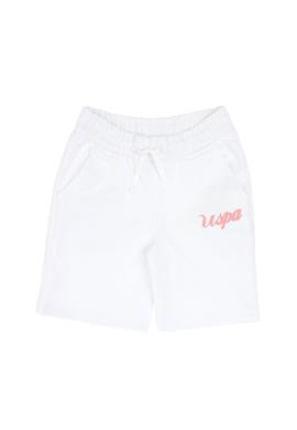 Kız Çocuk Beyaz Örme Şort - 50306489036