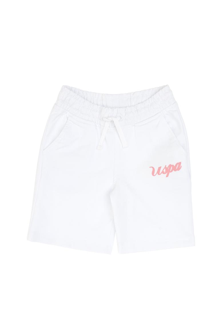 Kız Çocuk Beyaz Örme Şort - 50306489036