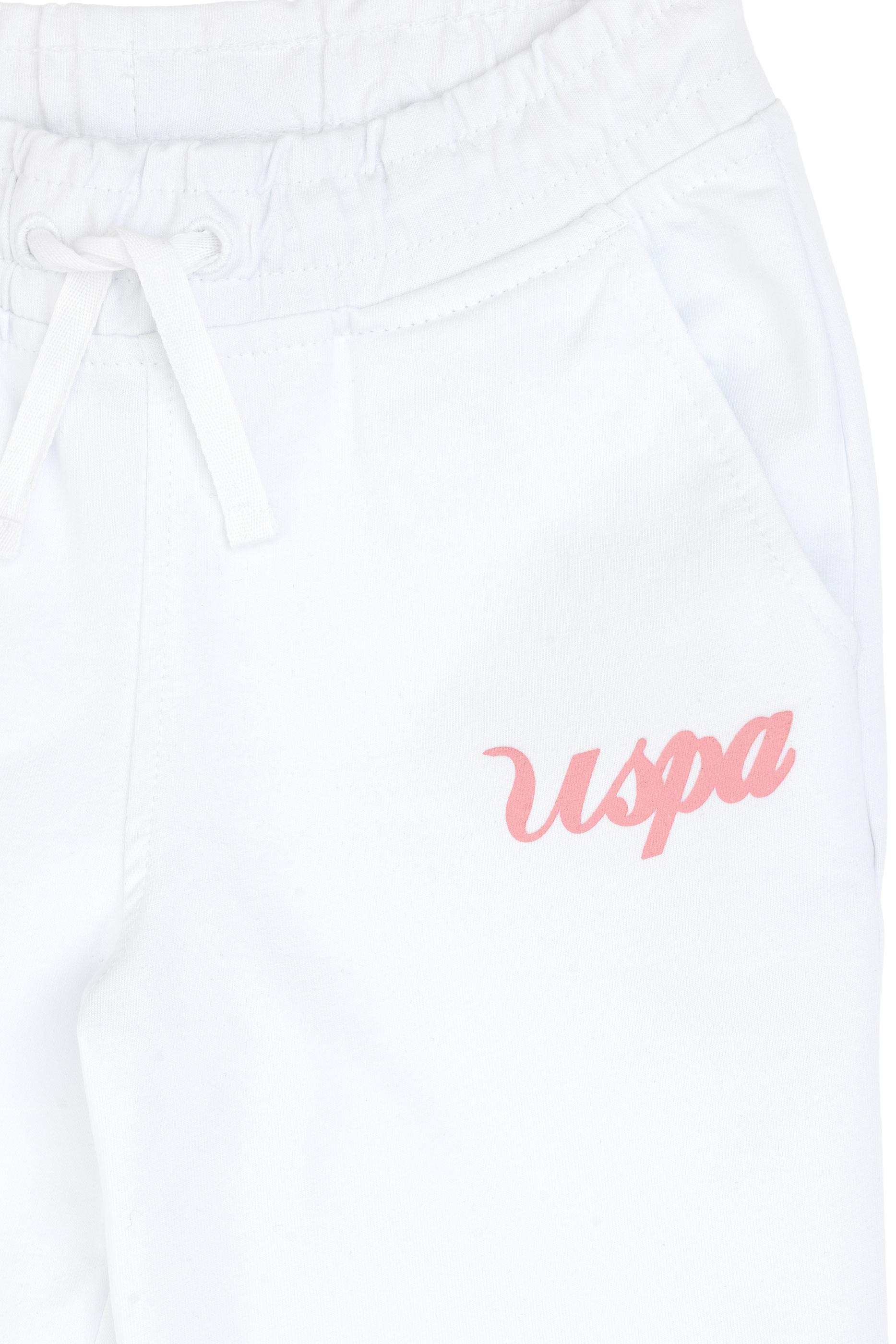 Kız Çocuk Beyaz Örme Şort