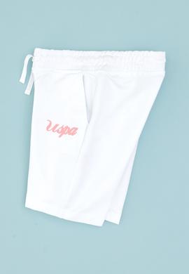 Kız Çocuk Beyaz Örme Şort - 50306489036