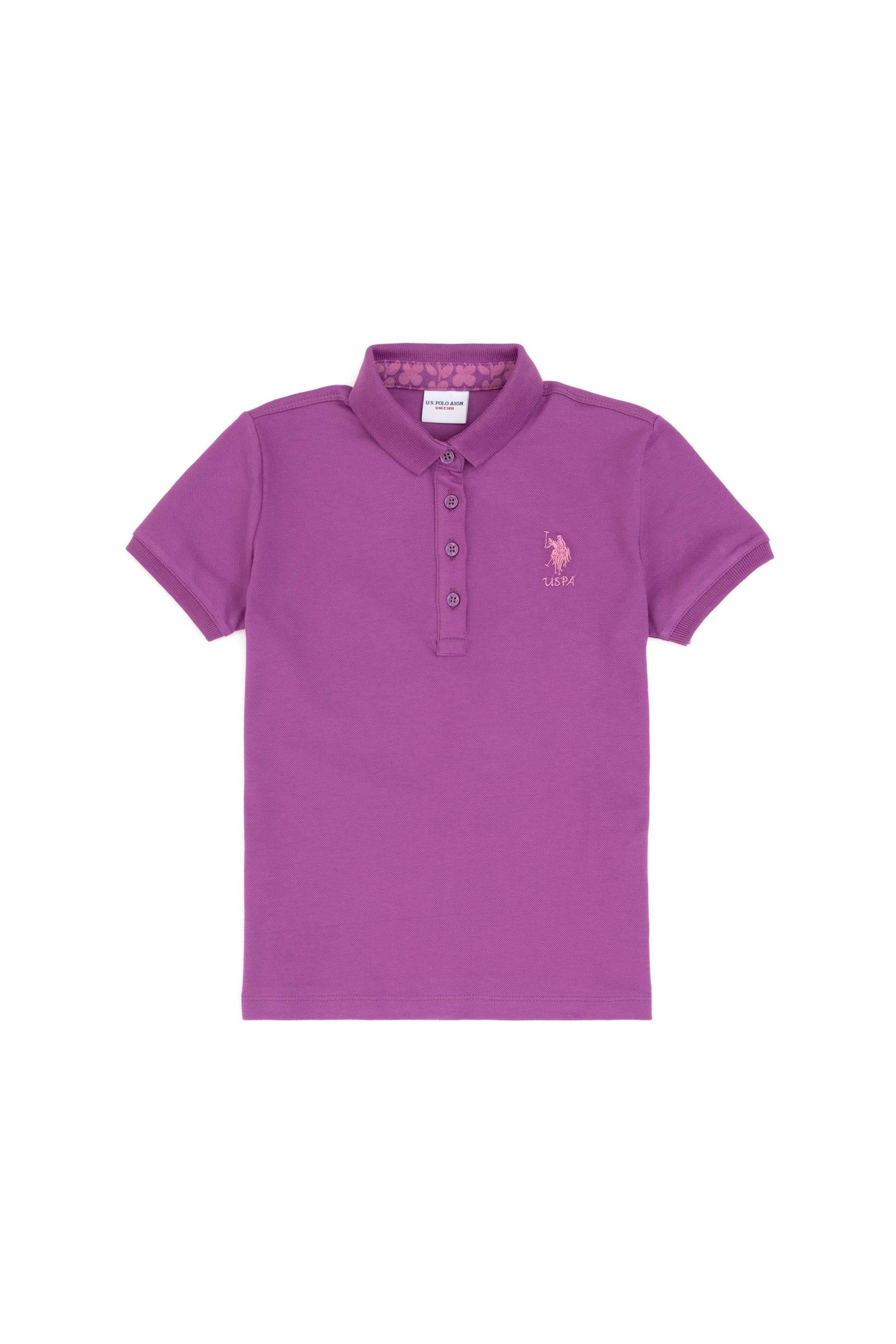 Kız Çocuk Mor Basic Tişört