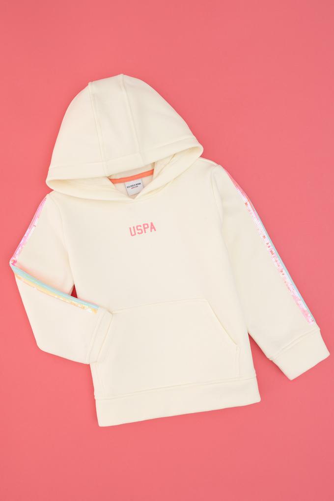 Kız Çocuk Krem Sweatshirt