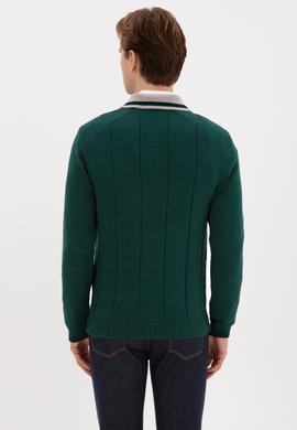 Erkek Koyu Yeşil Kazak - 50315043063