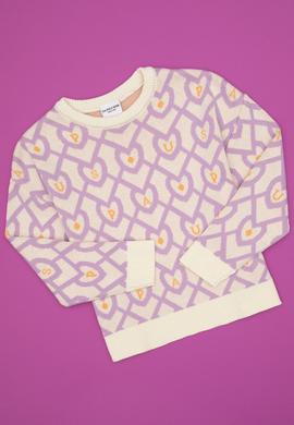 Kız Çocuk Koyu Frambuaz Kazak - 50316371008