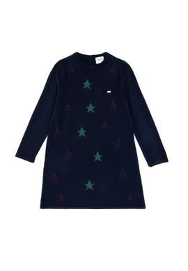 Kız Çocuk Lacivert Triko Elbise - 50316806007