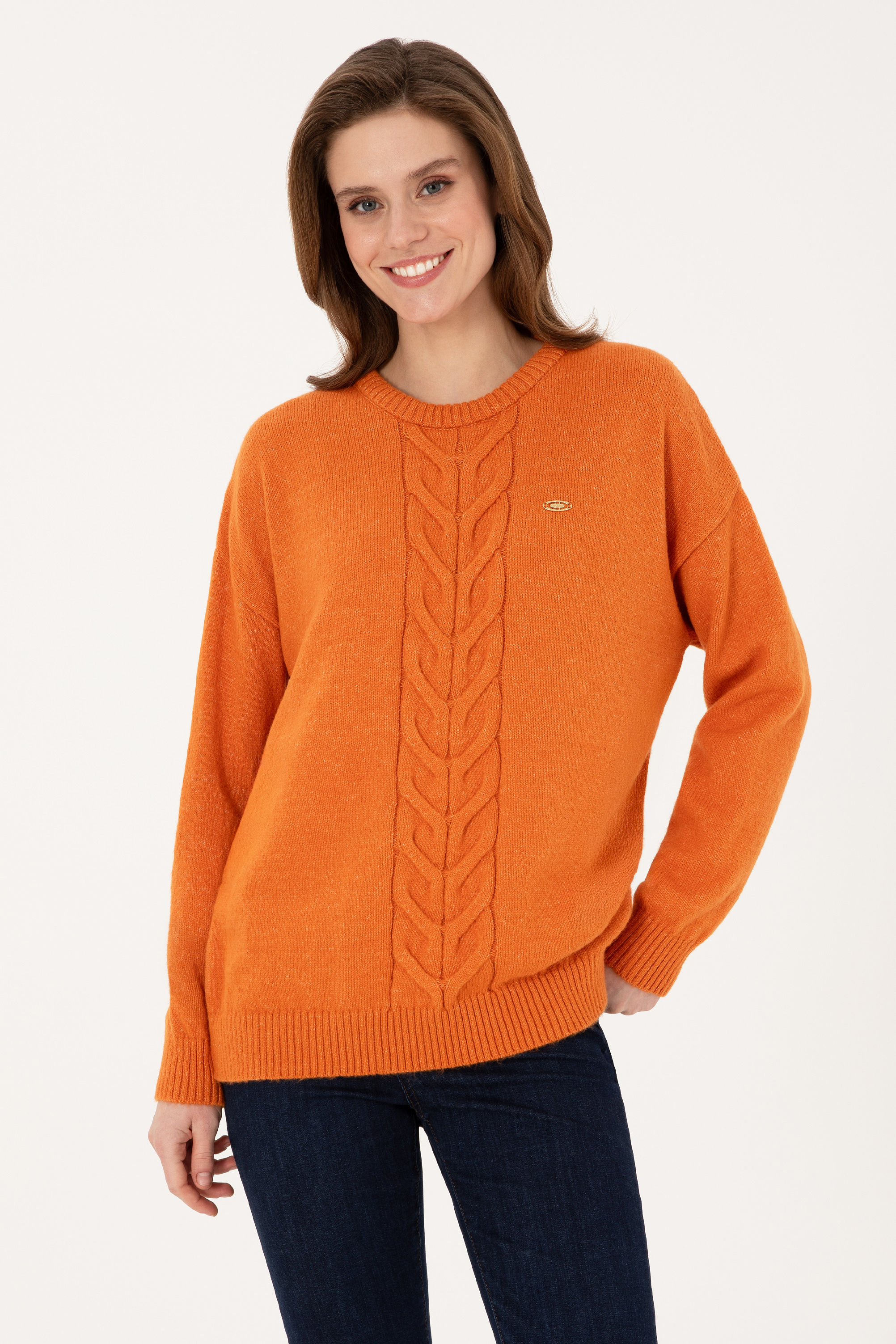 بافت Oversize زنانه یو اس پولو | U.S. Polo Assn. - تصویر 3