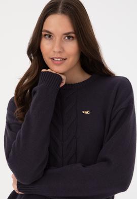 Kadın Açık Lacivert Kazak - 50314758010