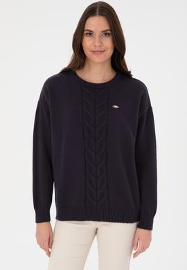 Kadın Açık Lacivert Kazak - 50314758010