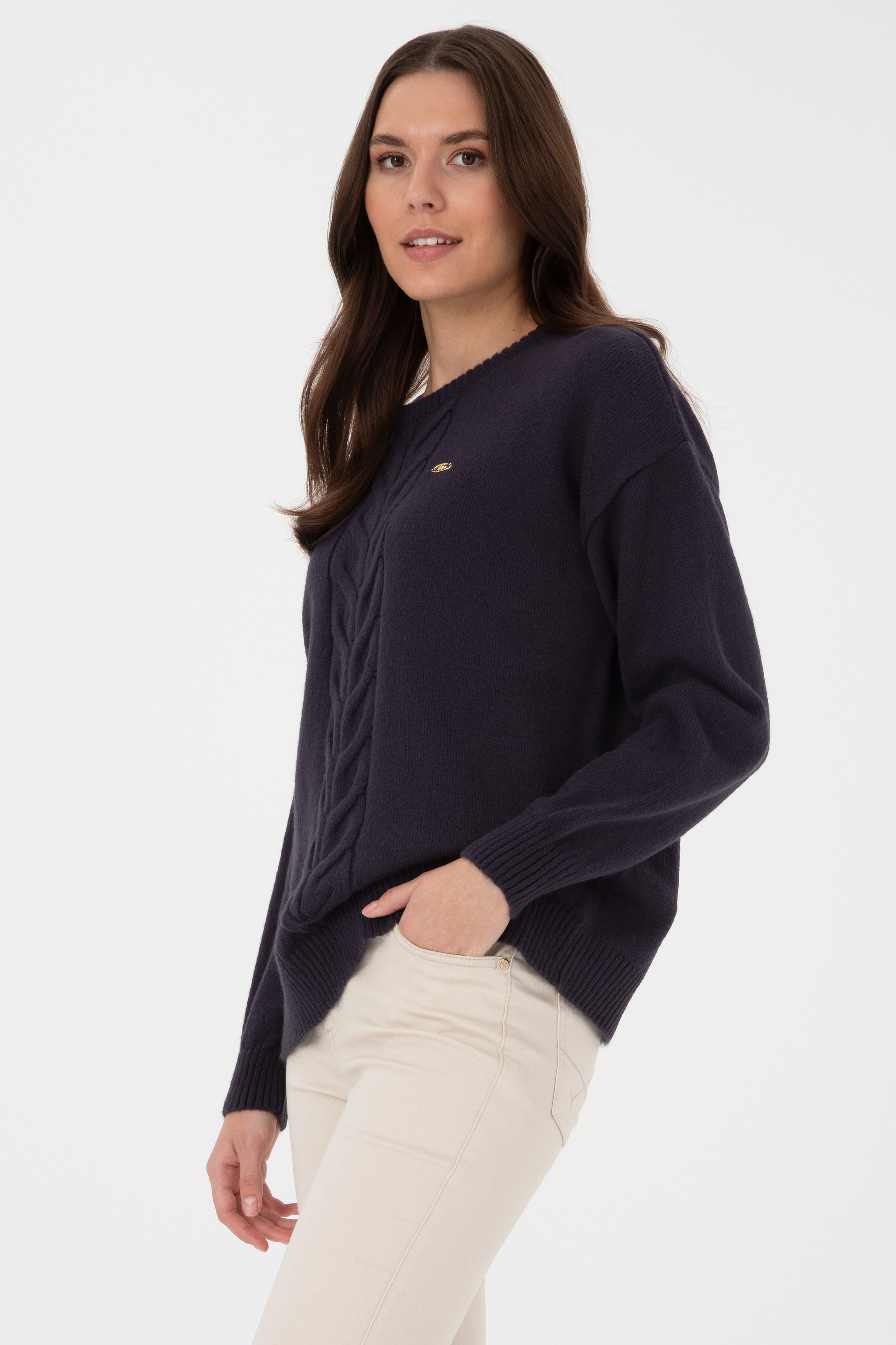 بافت Oversize زنانه یو اس پولو | U.S. Polo Assn. - تصویر 3