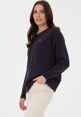 Kadın Açık Lacivert Kazak - 50314758010