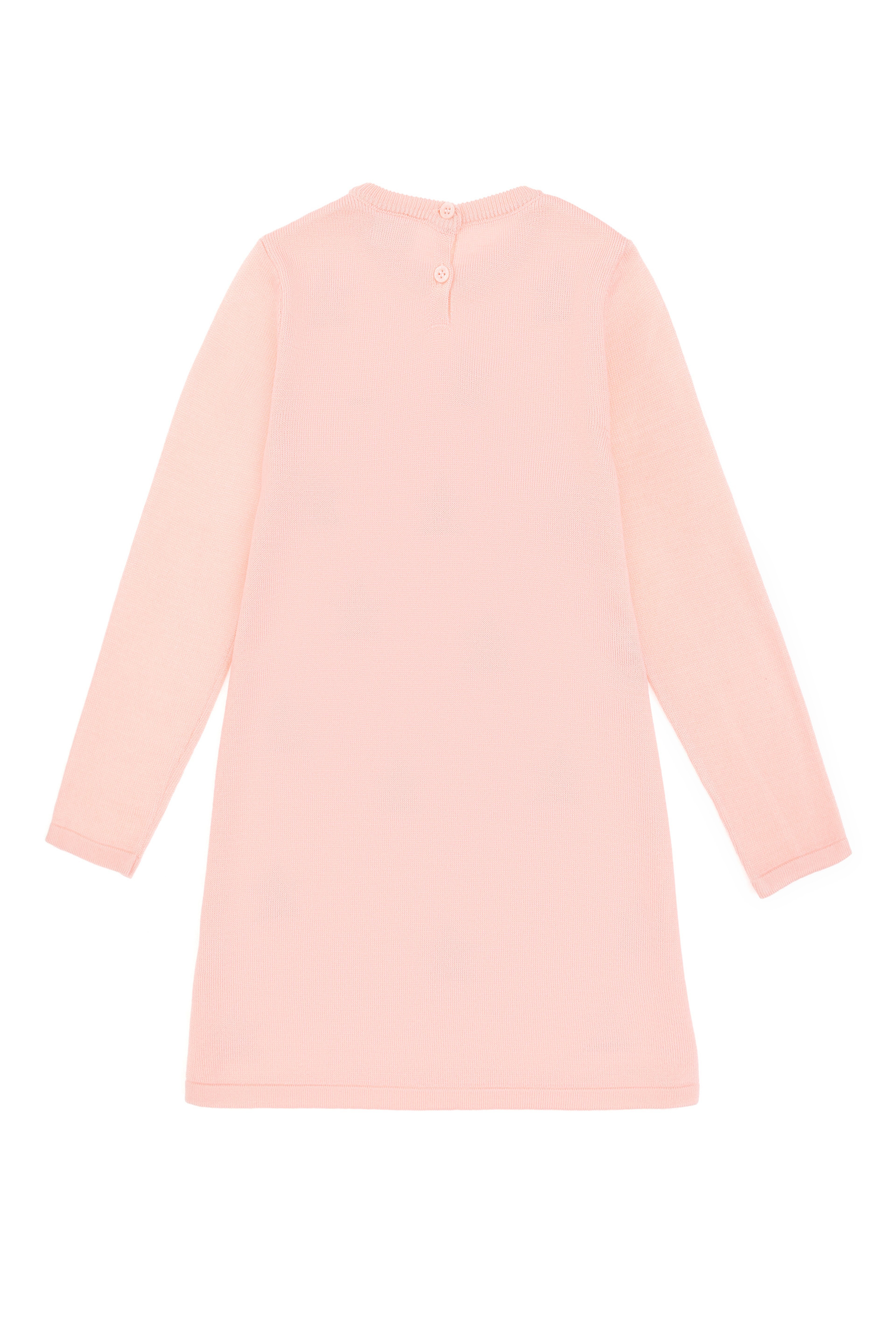 Kız Çocuk Açık Pembe Triko Elbise