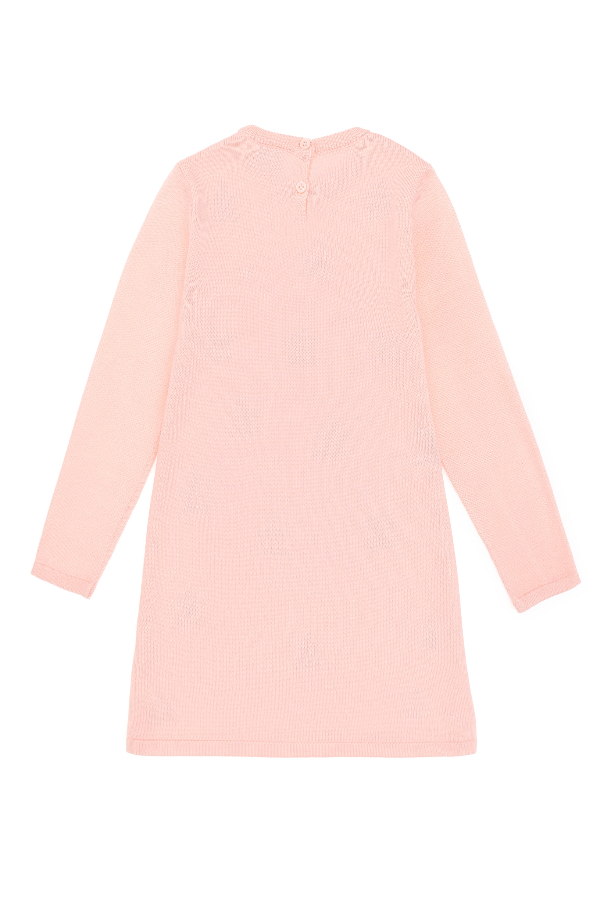 Kız Çocuk Açık Pembe Triko Elbise - 50316806024