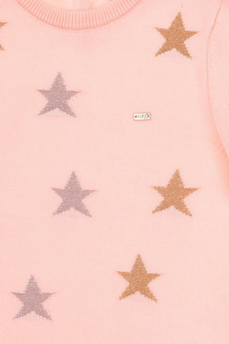 Kız Çocuk Açık Pembe Triko Elbise