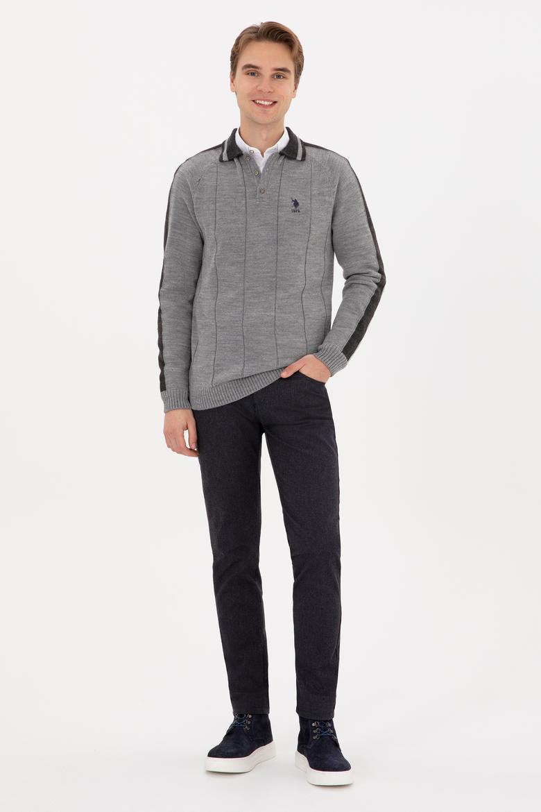 Erkek Gri Kazak - 50315043032