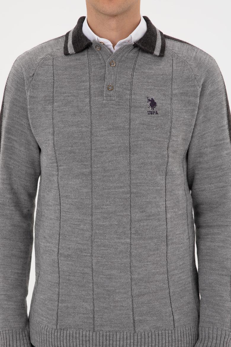 Erkek Gri Kazak - 50315043032