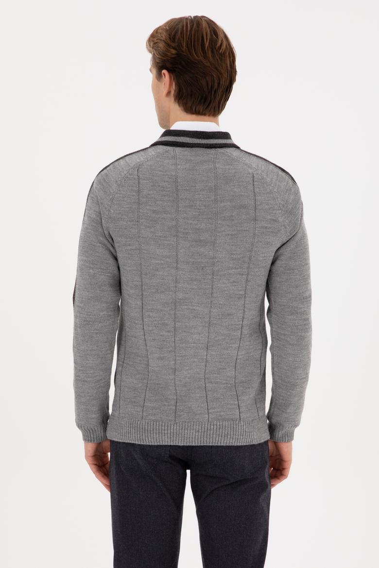 Erkek Gri Kazak - 50315043032