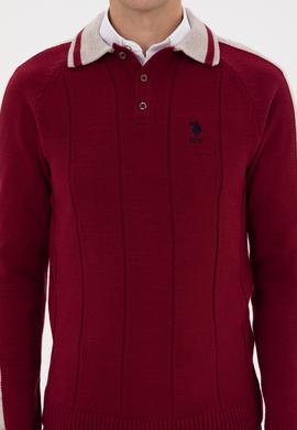 Erkek Bordo Kazak - 50315043043