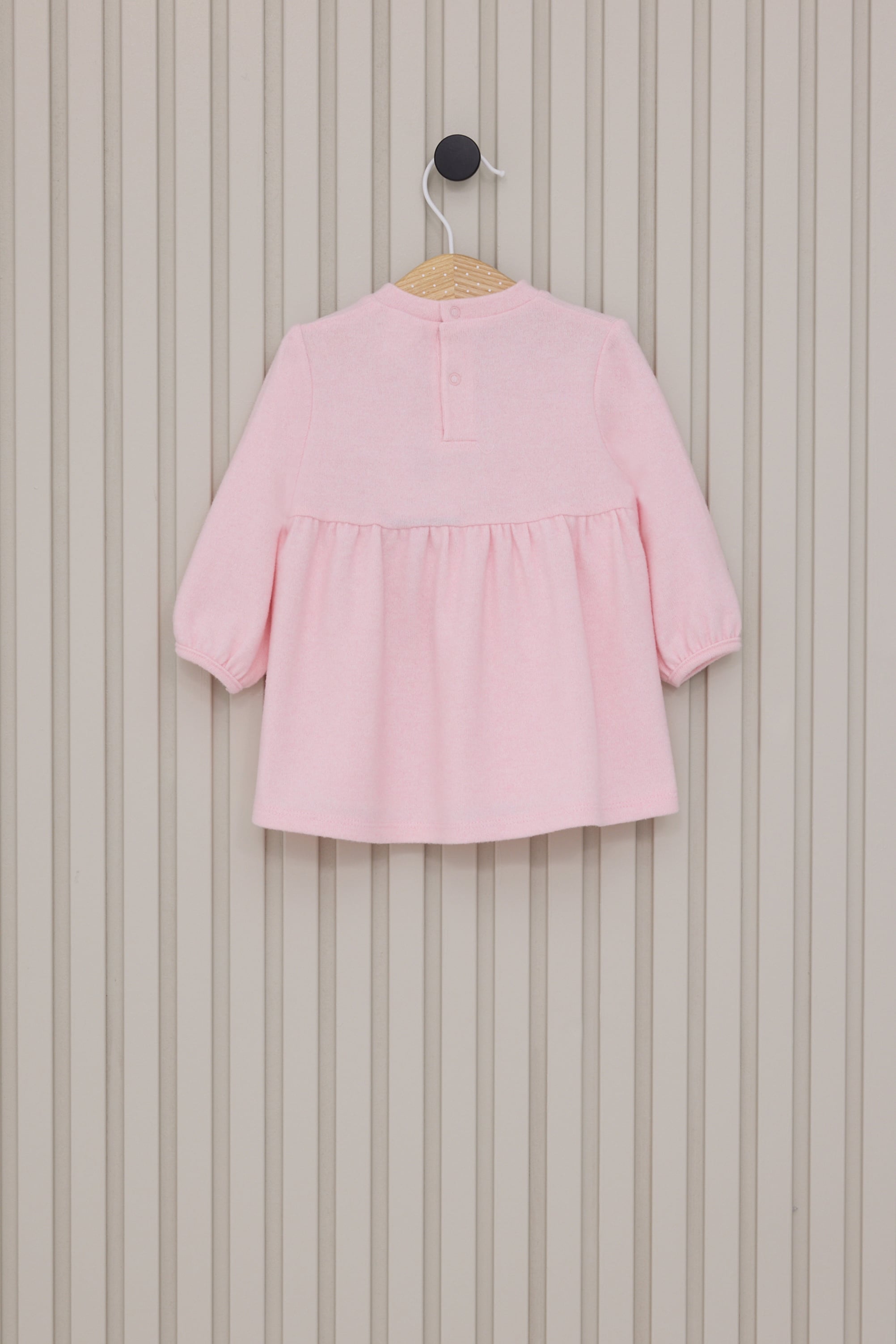 Kız Bebek Açık Pembe Pijama Takımı