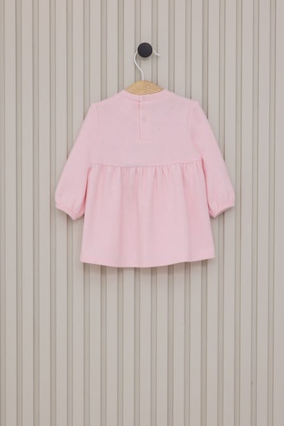 Kız Bebek Açık Pembe Pijama Takımı