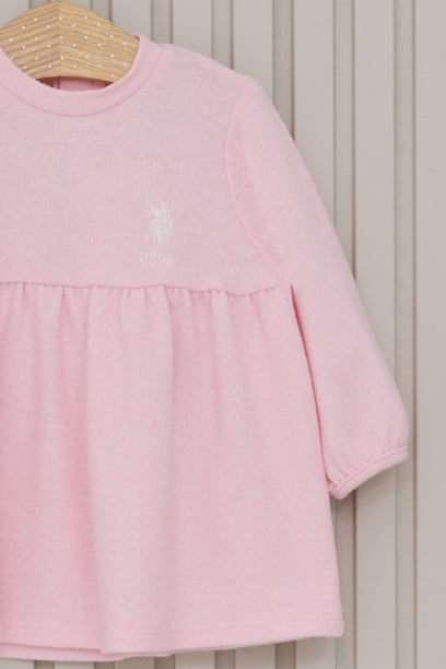 Kız Bebek Açık Pembe Pijama Takımı