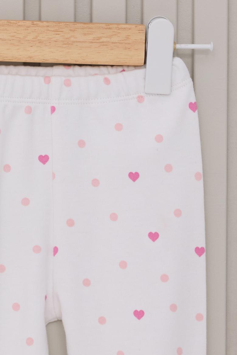 Kız Bebek Krem Pijama Takımı - 50315317001