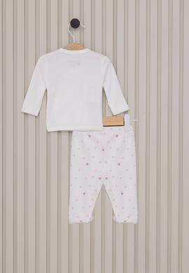 Kız Bebek Krem Pijama Takımı - 50315317001