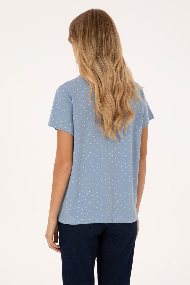 Kadın Mavi Tişört - 50320029003