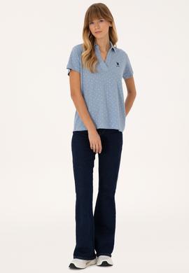 Kadın Mavi Tişört - 50320029003