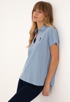 Kadın Mavi Tişört - 50320029003