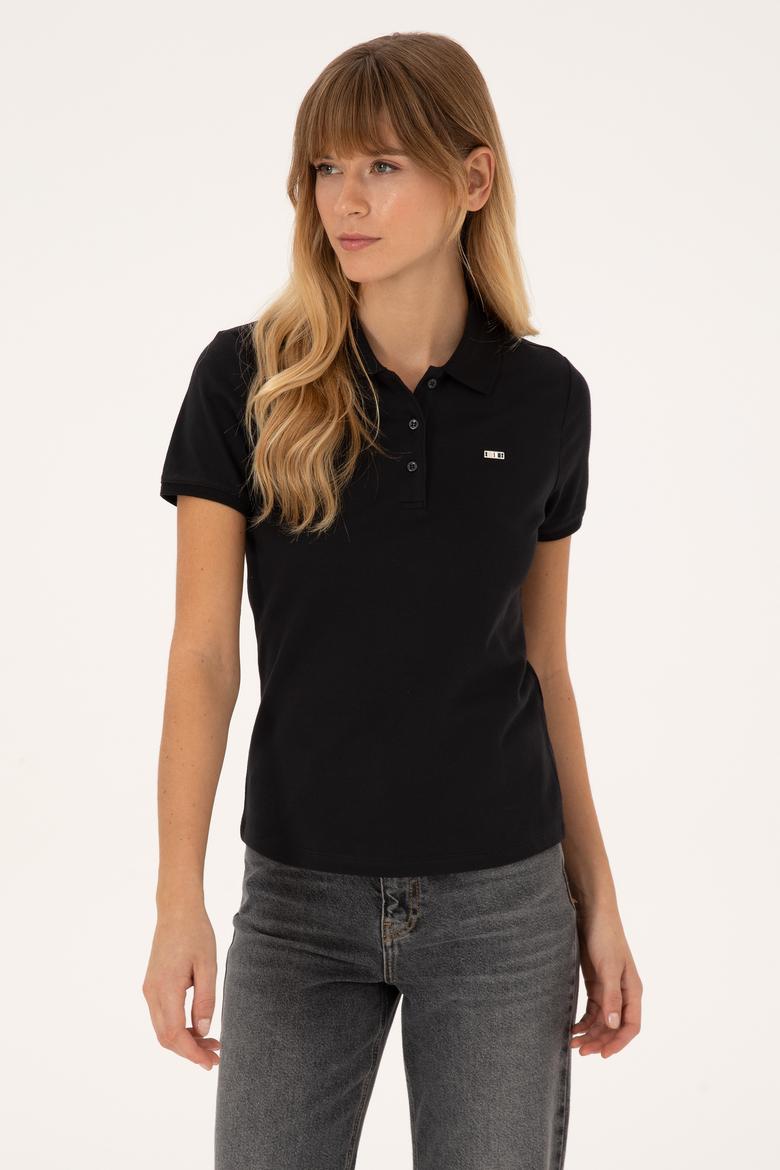 Kadın Siyah Tişört - 50324952001