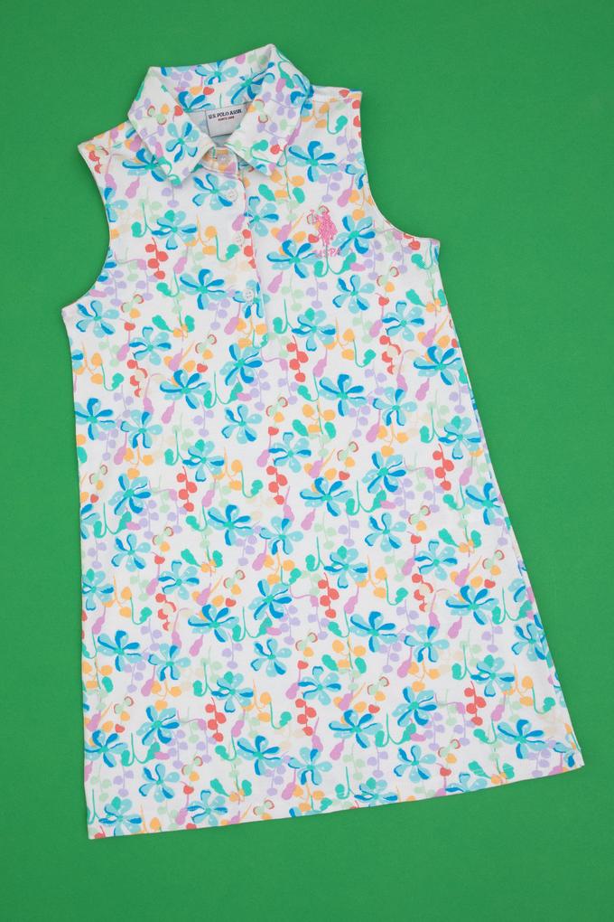 Kız Çocuk Beyaz Örme Elbise