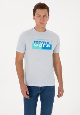 Erkek Açık Mavi Tişört - 50324859018