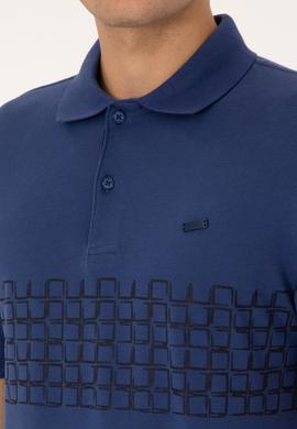 Erkek İndigo Tişört - 50324789054