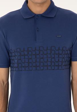 Erkek İndigo Tişört - 50324789054