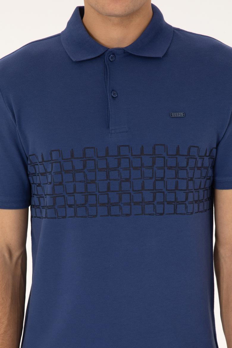 Erkek İndigo Tişört - 50324789054