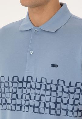 Erkek Açık Mavi Tişört - 50324789001