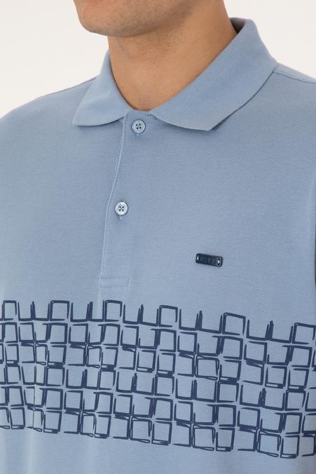 Erkek Açık Mavi Tişört