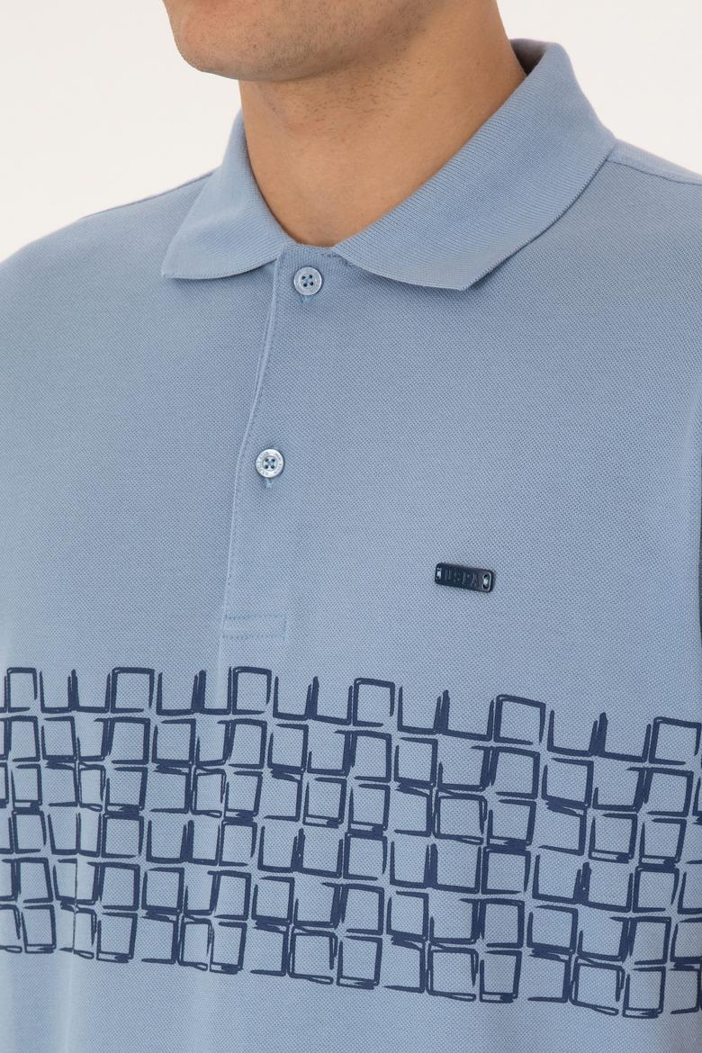 Erkek Açık Mavi Tişört - 50324789001