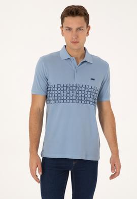 Erkek Açık Mavi Tişört - 50324789001