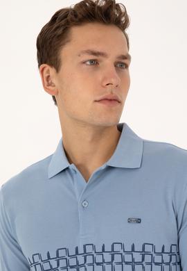 Erkek Açık Mavi Tişört - 50324789001