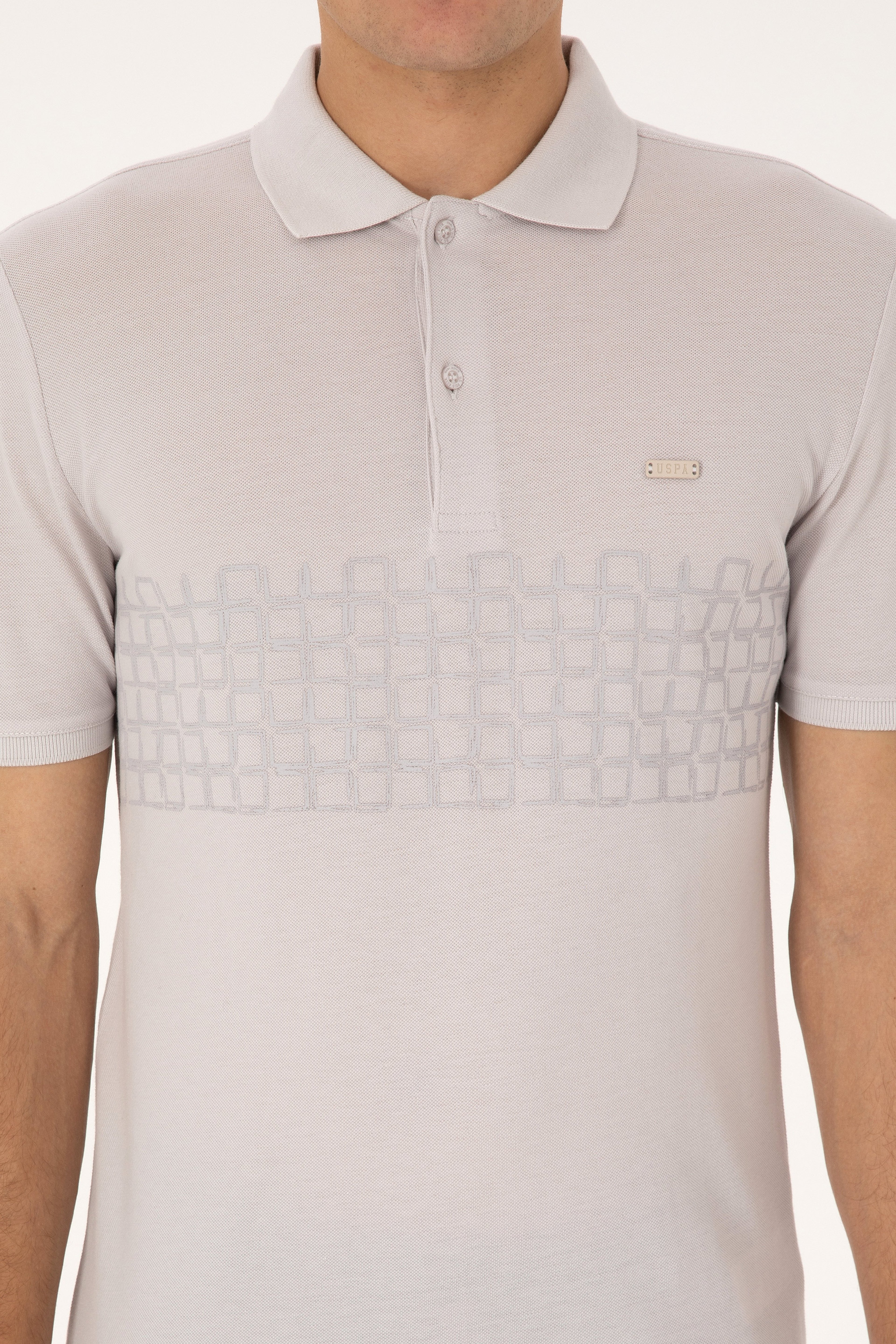 Erkek Regular Fit Polo Yaka Taş Tişört - Image 6