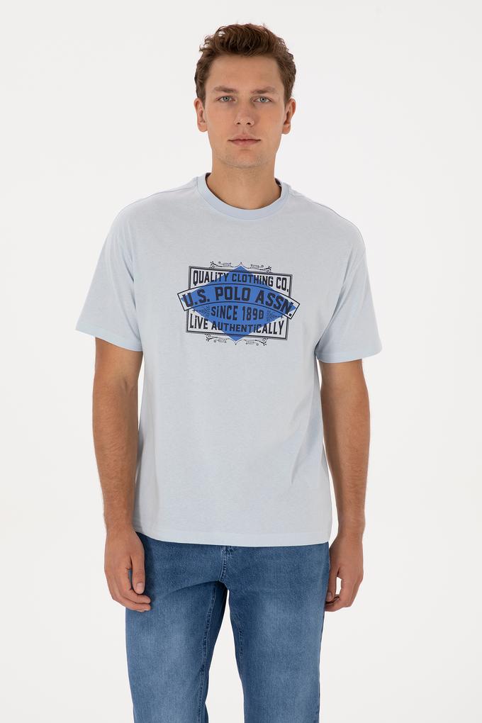 Erkek Açık Mavi Tişört