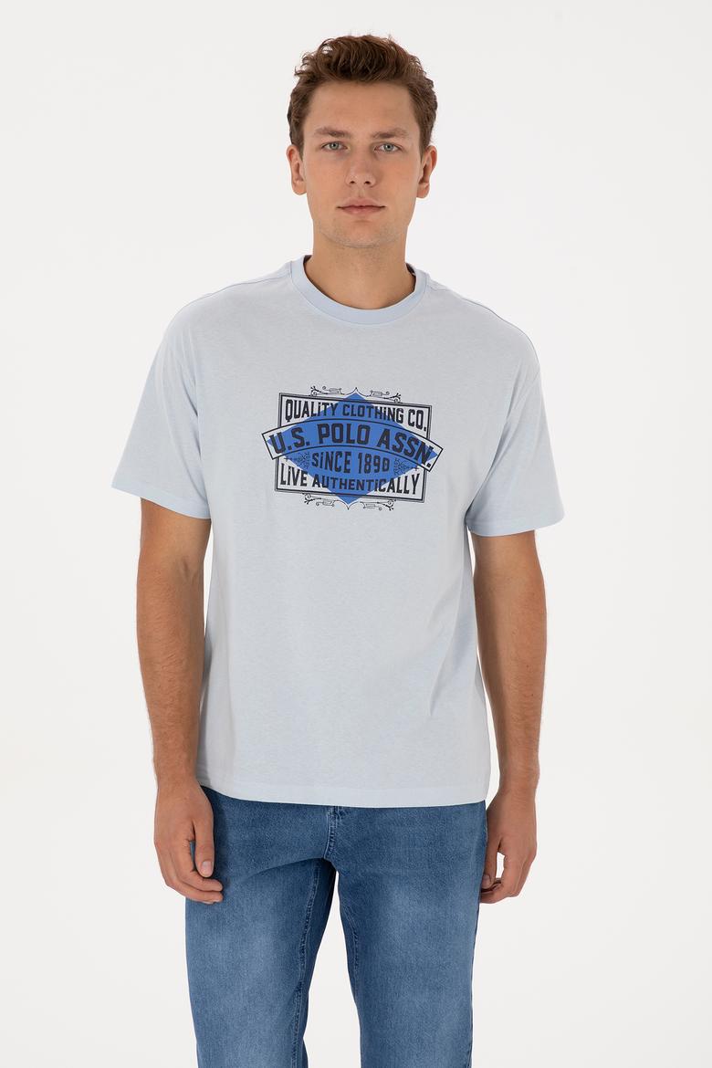 Erkek Açık Mavi Tişört