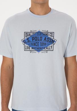 Erkek Açık Mavi Tişört - 50324811027