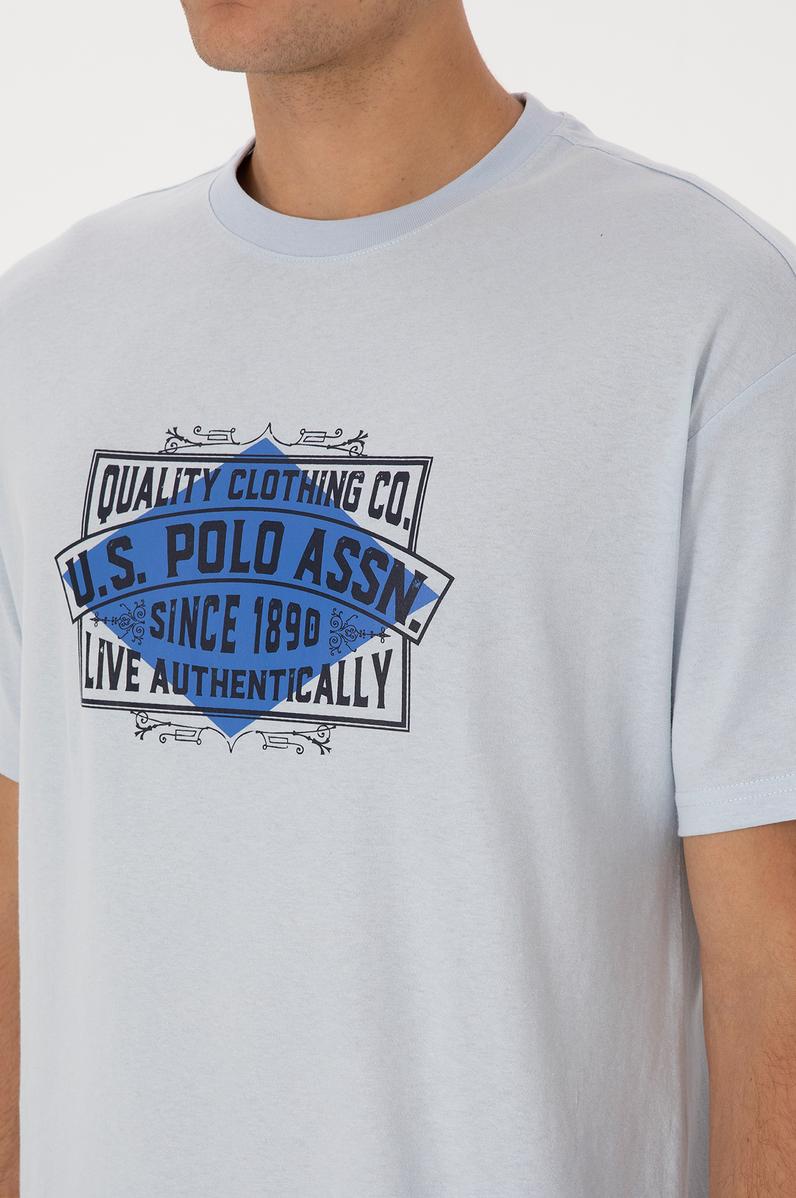 Erkek Açık Mavi Tişört