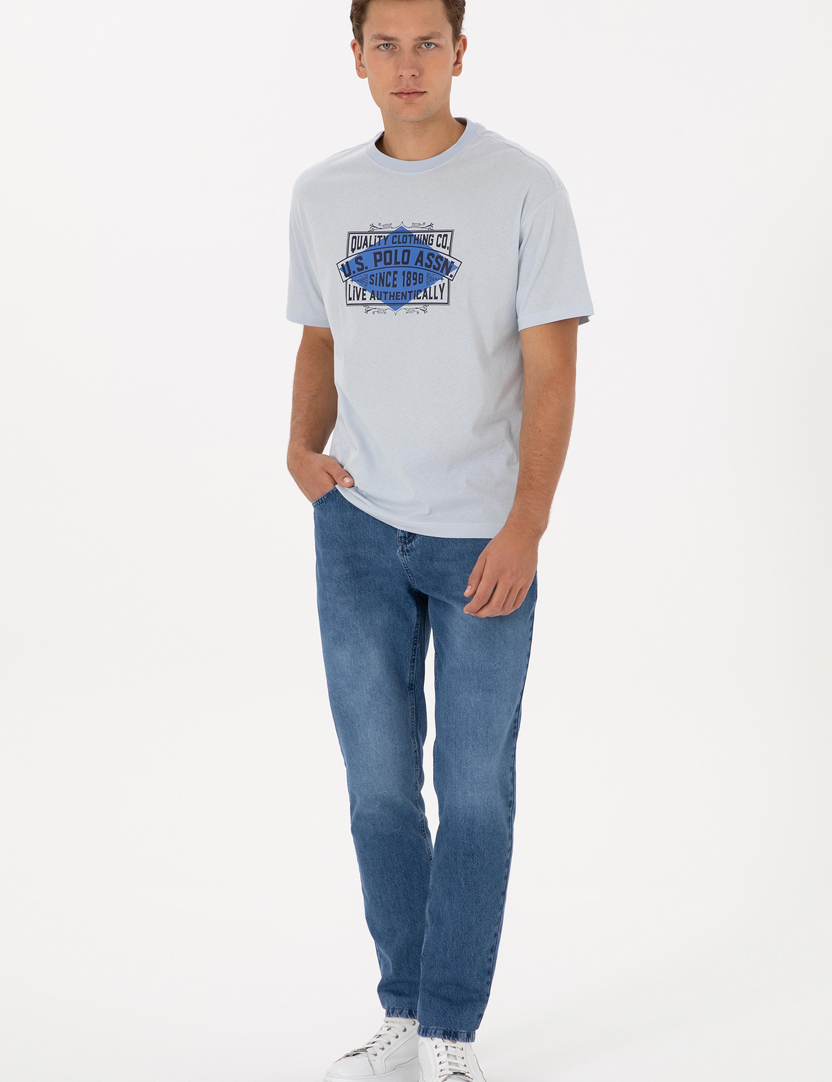 تی شرت یقه گرد ریلکس مردانه یو اس پولو | U.S. Polo Assn. - تصویر 4