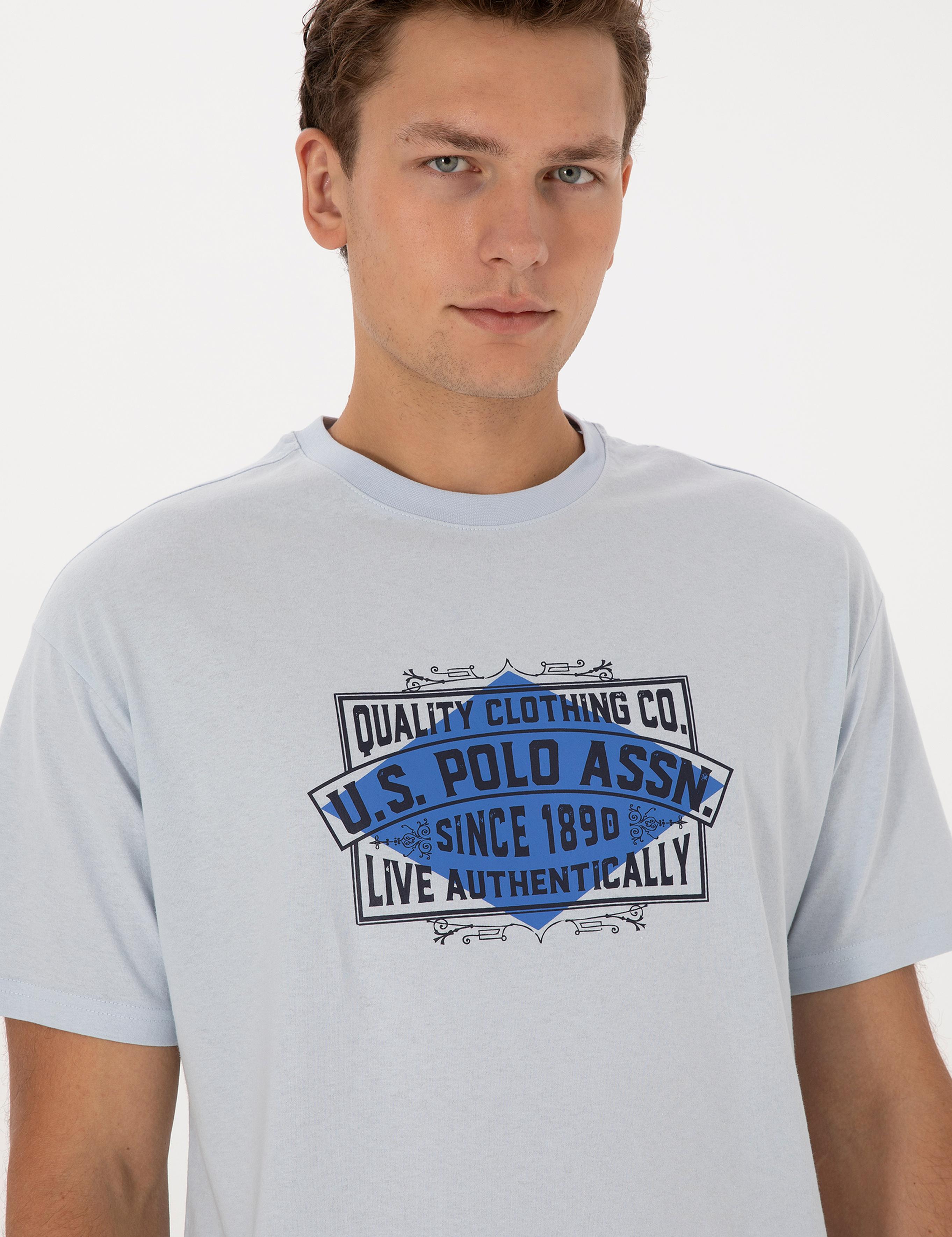 تی شرت یقه گرد ریلکس مردانه یو اس پولو | U.S. Polo Assn. - تصویر 2